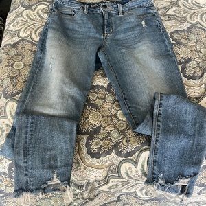 Skinny Jeans- ankle with fringe